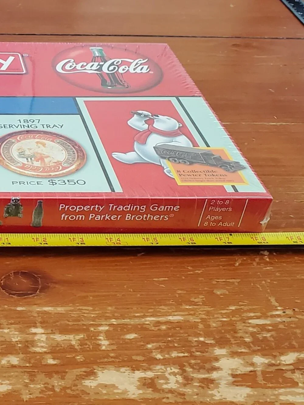 Monopoly Coca-Cola Collector's Edition Board Game Vintage 1999 NIB